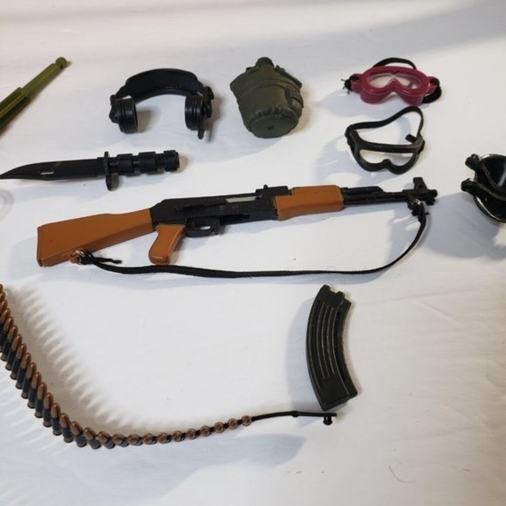 G I Joe Action Figure Army War Accessory Toys Boots Headphones Weapons GI Joe - Picture 2 of 13